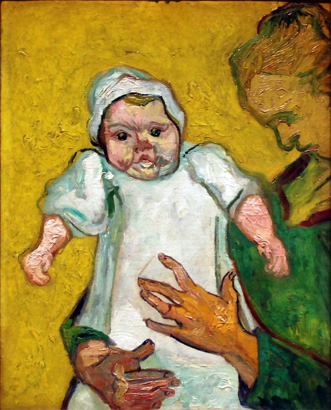 06 Madame Roulin and Her Baby - Vincent van Gogh 1888 - Robert Lehman Collection New York Metropolitan Museum Of Art